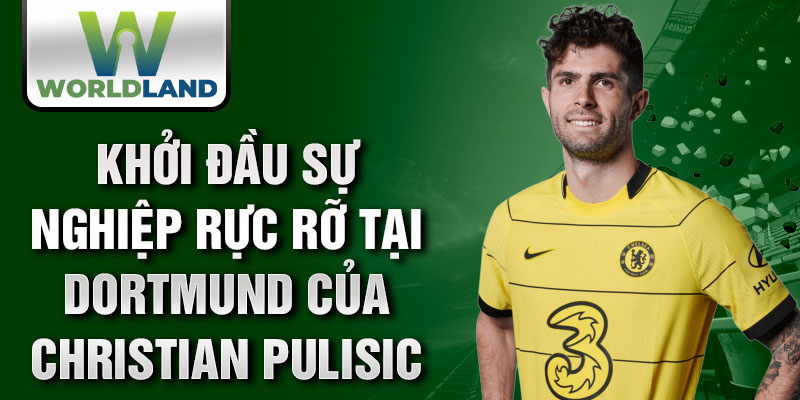 Khởi đầu sự nghiệp rực rỡ tại dortmund của christian pulisic